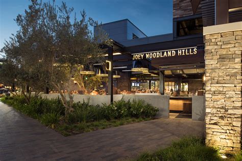 Joey woodland hills - 125 reviews #513 of 5,397 Restaurants in Los Angeles ₹₹ - ₹₹₹ American Bar Vegetarian Friendly. 6344 Topanga Canyon Blvd Suite #1010, Los Angeles, CA 91367 +1 818-340-5639 Website Menu. Opens in 31 min : See all hours.